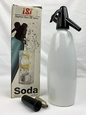 Spritzer de soda sifón vintage con caja original y 1 carga sin usar, blanco segunda mano  Embacar hacia Argentina