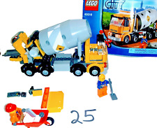 Used, LEGO CITY: Cement Mixer (60018) #25 Building toys great gift 4 kids Mini Figures for sale  Shipping to South Africa