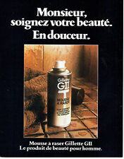 1980 gillette advertising d'occasion  Expédié en Belgium