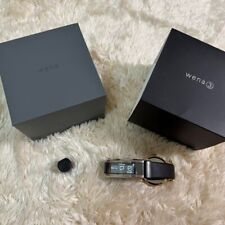 Reloj inteligente Sony Wena3 goma negro para iOS/Android funcionando segunda mano  Embacar hacia Argentina