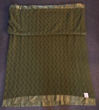 Green blanket throw for sale  HUDDERSFIELD