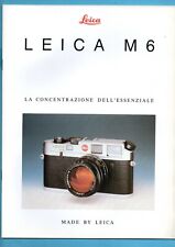 Leica depliant brochure usato  Milano