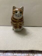 Used, Ginger  Tabby Cat Called Minnie Figure,Ginger Tabby Cat Ornament, Quail Pottery for sale  Shipping to South Africa