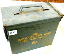 Usato, Contenitore portamunizioni militare metallico a tenuta stagna cm.30x15,5x26 #C  usato  Roma