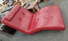 Contempory red leather for sale  DERBY