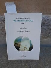 Vitruvio. architectura libri usato  Roma