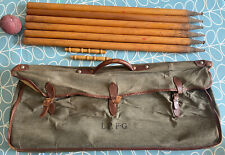 Antique cricket bag for sale  MORDEN