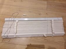 White Wooden Roman Blinds 80 cm W x 155 cm L for sale  Shipping to South Africa