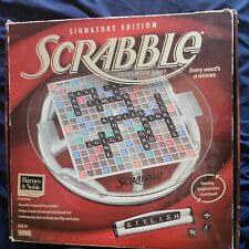 PARKER BROTHERS Scrabble: Signature Edition w/ Rotating Glass - COMPLETE for sale  Englewood