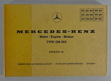 Catálogo de imagens catálogo de peças motor diesel Mercedes Benz Om 352 por 02/1975 comprar usado  Enviando para Brazil