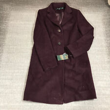 New Ralph Lauren Jacket Womens 8 Wool Blend Reefer Coat Vicuna Red Welt Reefer for sale  Shipping to South Africa