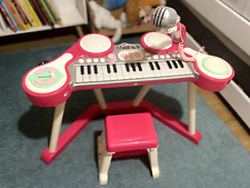 Pink kids keyboard for sale  LONDON