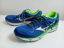 Tênis de corrida masculino azul Mizuno Wave Ultima 8 tênis tamanho UK 10.5 AC, usado comprar usado  Enviando para Brazil