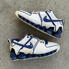 RARE Nike Elite Shox Bomber Low 2005  Men's Shoes White / Game Royal - Size 8.5, used for sale  Shipping to South Africa