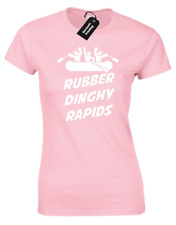 RUBBER DINGHY RAPIDS LADIES T SHIRT FUNNY COMEDY FOUR LIONS RAFT BOAT KAYAK GIFT for sale  MANCHESTER