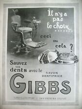 Publicite presse gibbs d'occasion  Mazamet