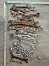 Vintage mixed spanners for sale  HARLOW