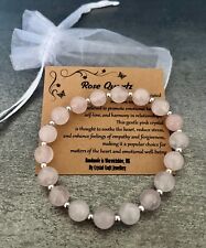 Rose quartz bracelet for sale  COVENTRY