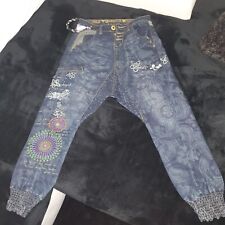 Desigual tiefschritthose jeans gebraucht kaufen  Römerstein