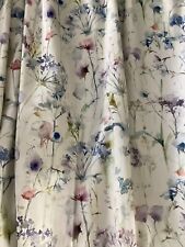 Floral curtains pencil for sale  ST. ALBANS