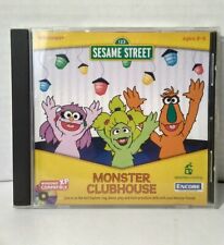 Sesame Street Monster Clubhouse Encore PC Game Software Windows XP 2002 for sale  Shipping to South Africa