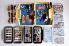 Fly Fishing Lot Box with Flies Streamers Nymphs Dry Lot Tacky Cliff Bugger Box for sale  Shipping to South Africa
