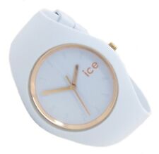 ICE WATCH Women's Wristwatch Silicone Blue Gold Ice.gl.lo.u.s.14 10ATM Bat New S123 for sale  Shipping to South Africa