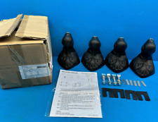 Kingston Brass Aqua Eden 4-Piece Matte Black Cast Iron Bath Tub Feet VCTNT0 for sale  Shipping to South Africa