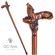 Wooden walking cane for sale  Shipping to Ireland