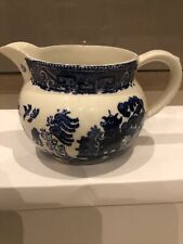 Vintage Willow Pattern Style Blue & White Large Jug. for sale  NORWICH