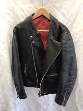 Vintage leather biker for sale  LONDON