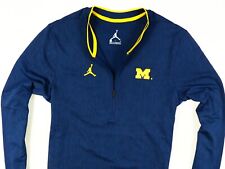 MĘSKA NIEBIESKA KURTKA JORDAN MICHIGAN WOLVERINES PEŁNY ZAMEK DO KOSZYKÓWKI TRACK TOP s. S, używany na sprzedaż  PL