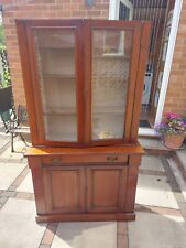 Antique Glass Fronted Dresser Cabinet for sale  WAKEFIELD