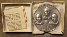 Used, Apollo 11, Armstrong-Collins-Aldrin (Busts)   (Moon Landing Scene). Silver .999 for sale  Minneapolis