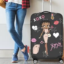 Funda de equipaje African Betty Boop Vacationer, protector de maleta Betty Boop negro segunda mano  Embacar hacia Argentina