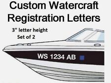 Set watercraft registration for sale  Florence
