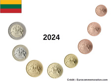 Série 8 pièces Euros Lituanie 2024 - 1 centimes à 2 Euros segunda mano  Embacar hacia Argentina