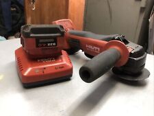 HILTI AG 500-A22 CORDLESS ANGLE GRINDER Battery And Charger for sale  Shipping to Canada