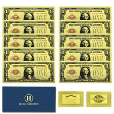 Billetes de oro de 1 USD de recuerdo de 10 piezas y sobre en dólares estadounidenses segunda mano  Embacar hacia Argentina