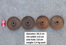 Cast iron wheels for sale  Shipping to Ireland