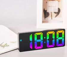 Usado, LED Wecker Digital Alarmwecker Spiegelwecker Nachtmodus Uhr Digitaluhr  comprar usado  Enviando para Brazil