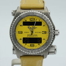 Breitling relógio masculino de emergência quartzo E56121 topo 43 mm aço multifuncional, usado comprar usado  Enviando para Brazil