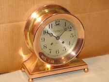 CHELSEA  ANTIQUE SHIPS BELL CLOCK~COMMODORE MODEL~ 6 INCH ~1912~RESTORED for sale  Shipping to Canada