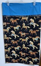 HORSE Pillow case EQUESTRIAN  cotton handmade NWOT for sale  Shipping to South Africa