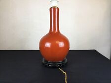 Orange porcelain lamp d'occasion  Expédié en Belgium