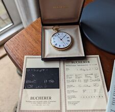 Bucherer pocket watch for sale  LONDON