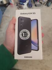 Novo *Caixa Aberta Samsung Galaxy A34 5G A346M 128GB 6GB Desbloqueado Grafite Incrível comprar usado  Enviando para Brazil