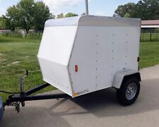 2013 4x6 4 x 6 Enclosed Homesteader Trailer Box Cargo Bumper Pull Clean title for sale  Cuba