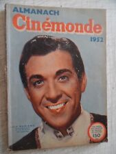 Cinemonde almanach 1952 d'occasion  La Machine