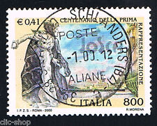 Italia francobollo opera usato  Prad Am Stilfserjoch